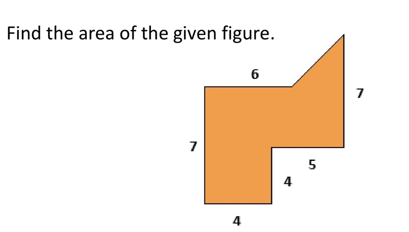 Find the area of the given figure. Show your work!-example-1