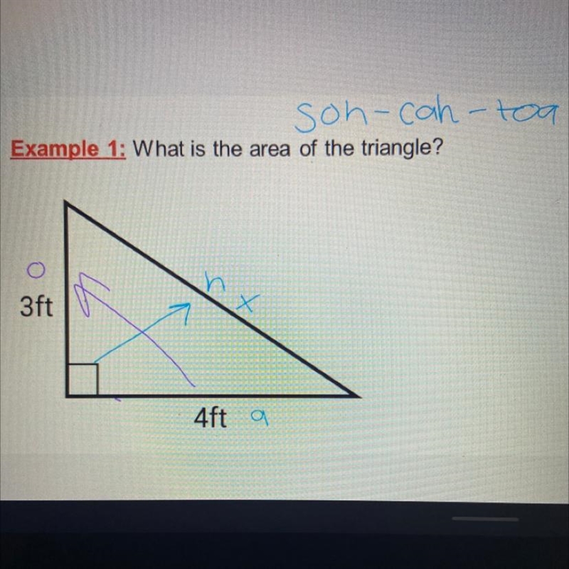 EMERGENCY PLS HELP: What is the area of the triangle?-example-1