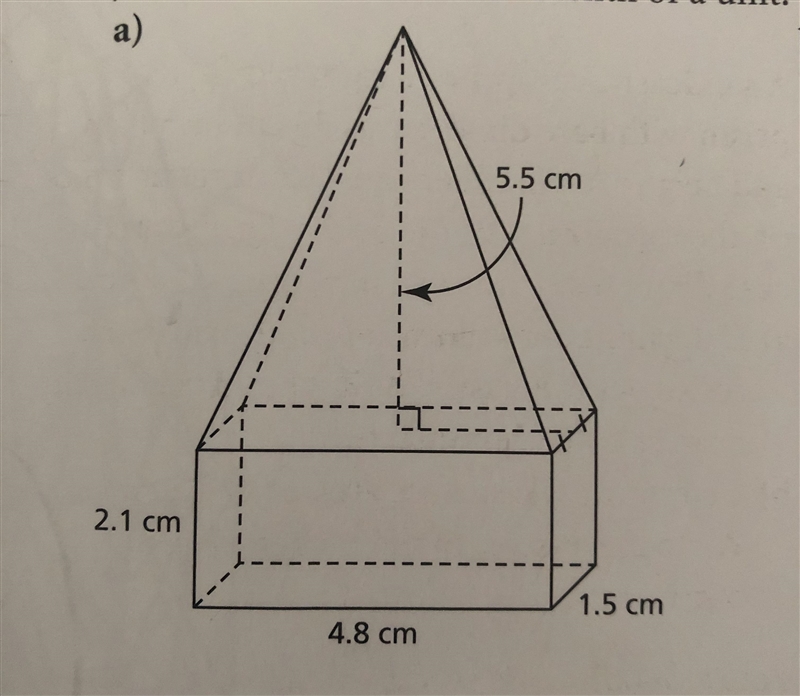 what am i doing wrong? i cannot figure out why i can't get the surface area. the answer-example-1