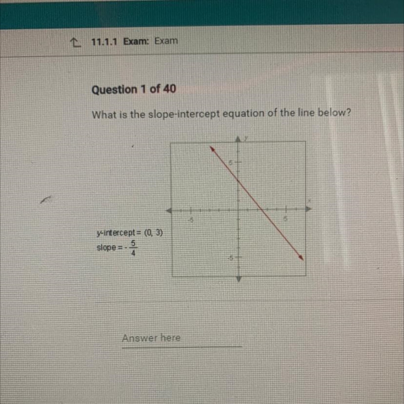 What is the slope-intercept equation of the line below? HELP PLS-example-1