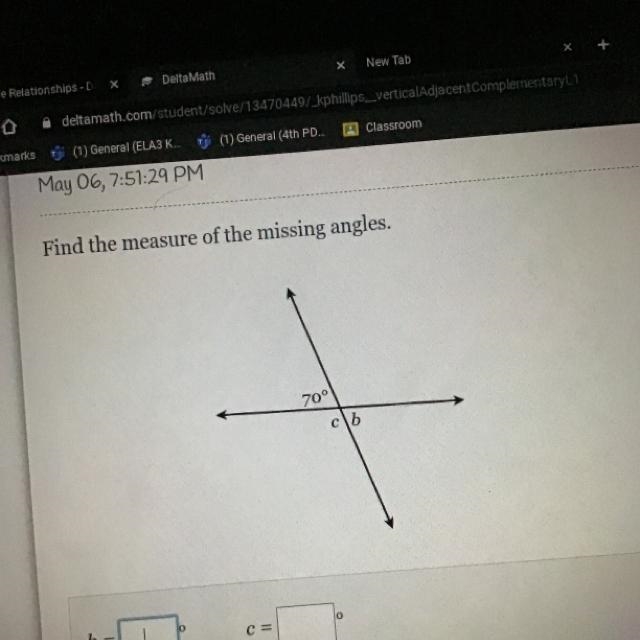 Find the measure of the missing angles.-example-1