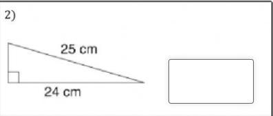 Can you help find the length of the missing side of each right triangle-example-1