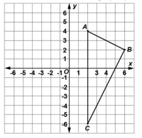 Copy the diagram. Then draw Rx=-1 (ABC). Lable the vertices of the image by using-example-1