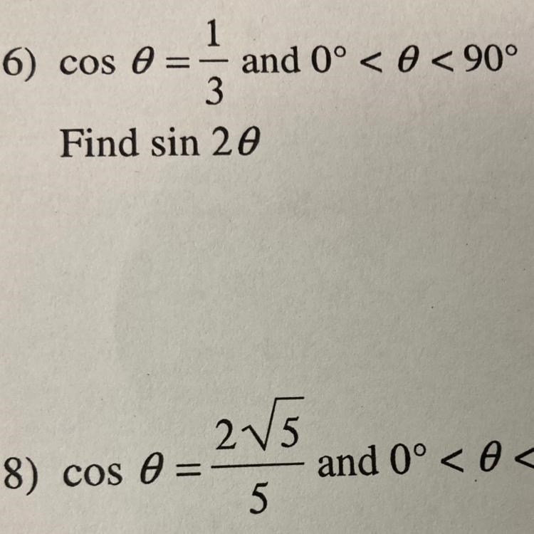 Use a double angle or half angle identity to find the exact value of each expression-example-1