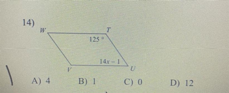 Solve for x. Each figure is a parallelogram.-example-1