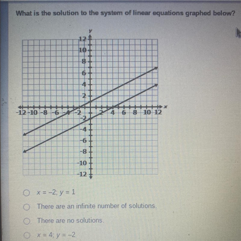 Can someone please help its asking for solution to the system of linear equations-example-1