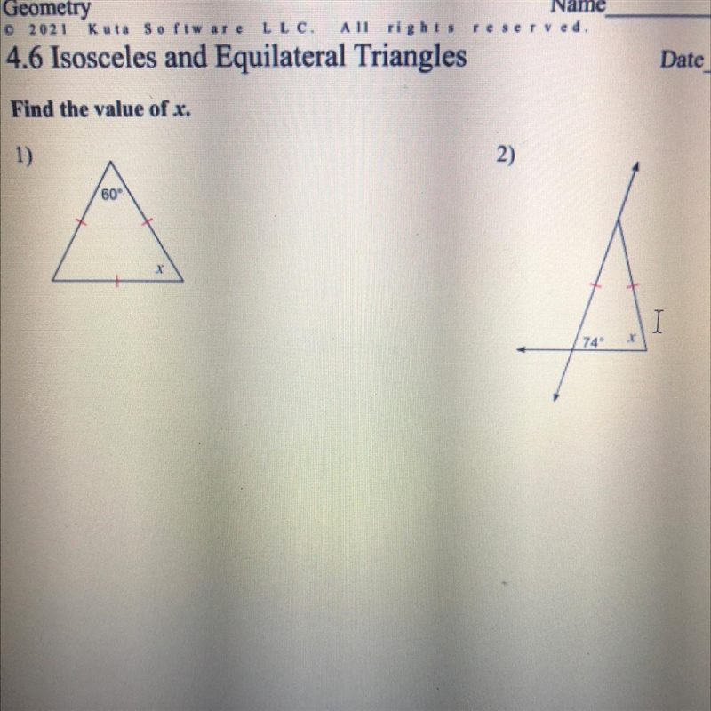 4.6 isosceles and Equilateral triangles-example-1