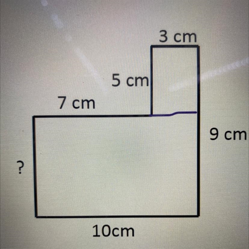 What is the value of the missing side?-example-1