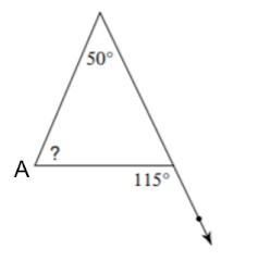 3. The diagram shows a triangle with an exterior angle. *-example-1