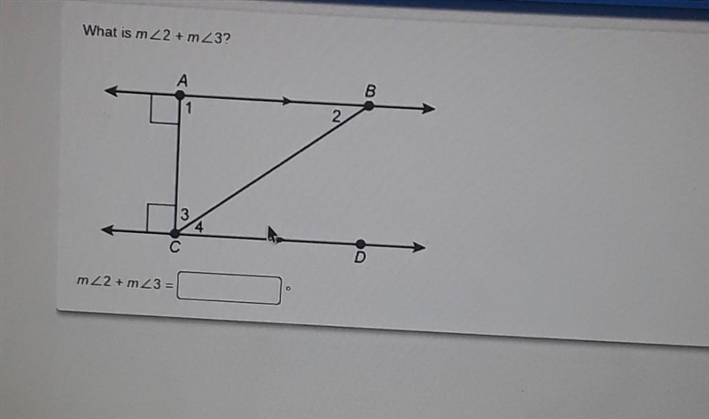 What is m<2 + m<3? it says my question has to be longer so yk im just making-example-1