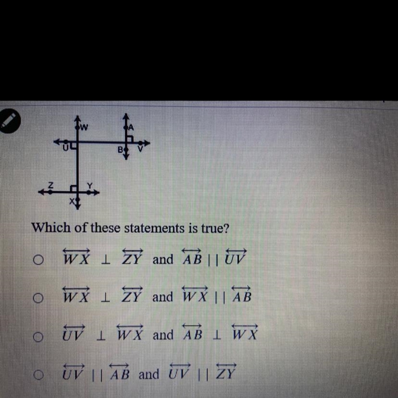 Which of these statements is true?-example-1