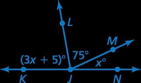 Find all angle measures in the diagram. I linked the picture!!! The measure of The-example-1