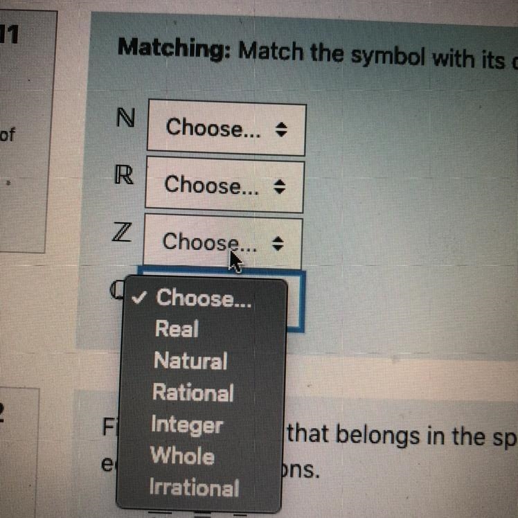 Match the symbol with its corresponding category.-example-1