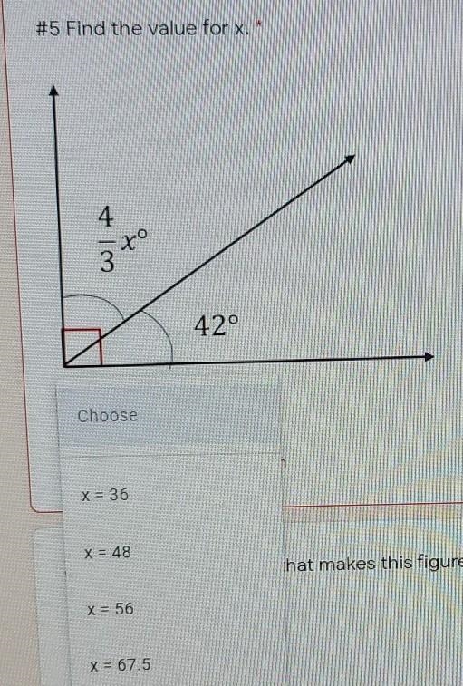 Find the value for x.​-example-1