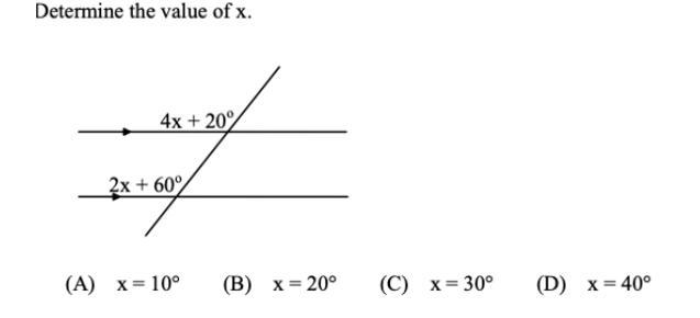 Determine the value of x-example-1