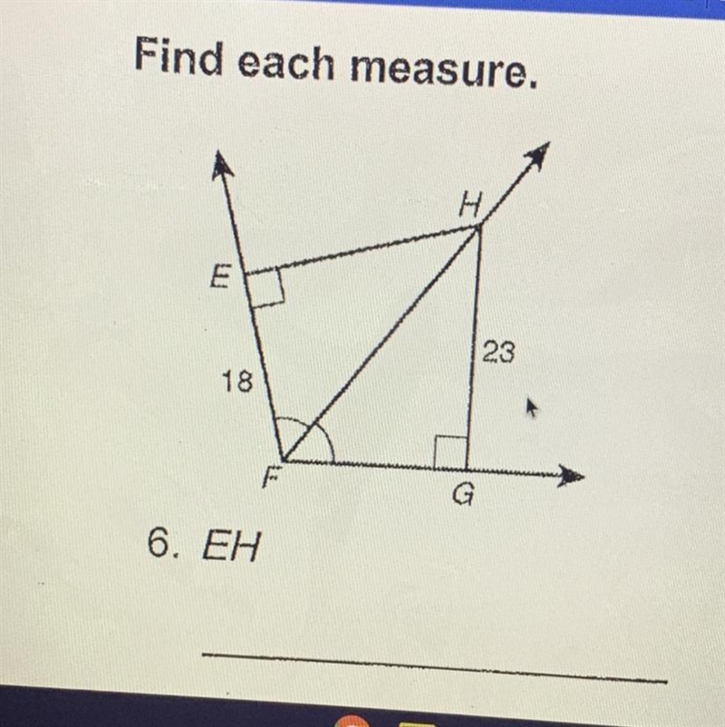 Find each measure (EH)-example-1