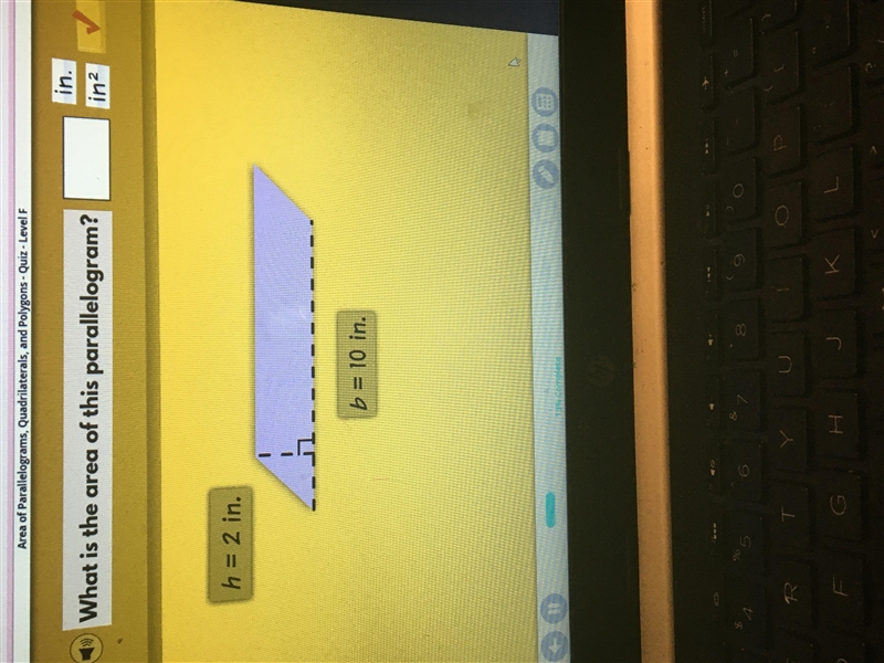 What’s the area of this parallelogram-example-1