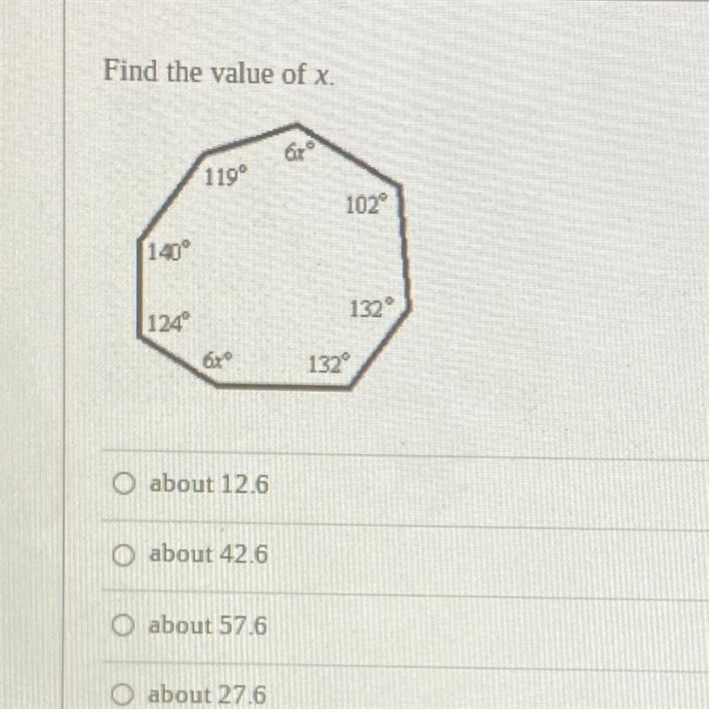 Find the value of x. Need the answer ASAP please-example-1