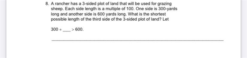 I rancher has a three sided plot of land that will be used for grazing sheet each-example-1