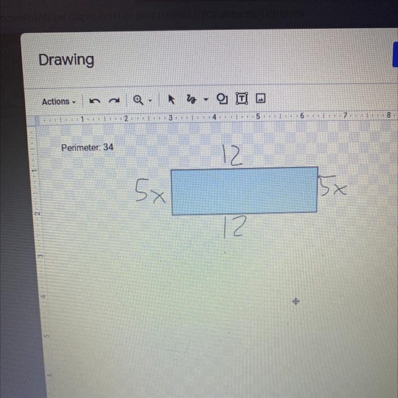 Solving For X with Perimeter Homework-example-1