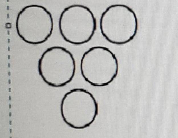 Place the digits 1, 2, 3, 4, 5, and 6 in the circles below so that the sum of the-example-1