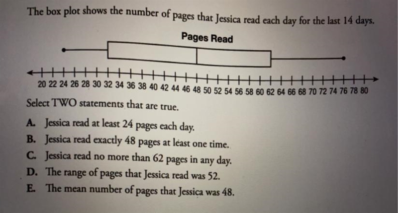 PLEASE HELP! Choose 2 answers that are correct-example-1