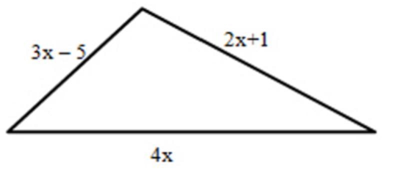 Find x if the perimeter is 23.-example-1