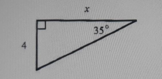 Find the value of the variable. Round decimal to nearest tenth if necessary. ​-example-1