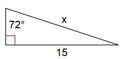 HELP DUE IN 30 MINS! Use right triangle trig to solve for the missing angles. Round-example-1