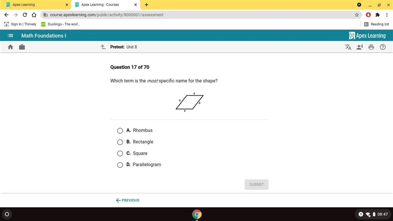 What is the moft spesific name for the shape?-example-1