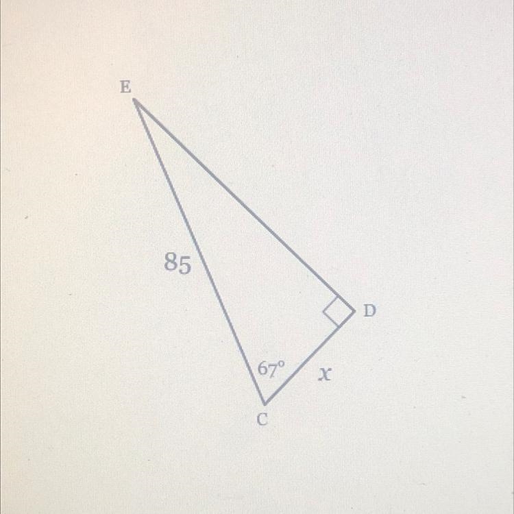 Solve for x. Round to the nearest tenth, if necessary.-example-1