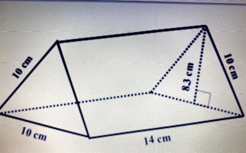 What would be the surface area of the figure..-example-1