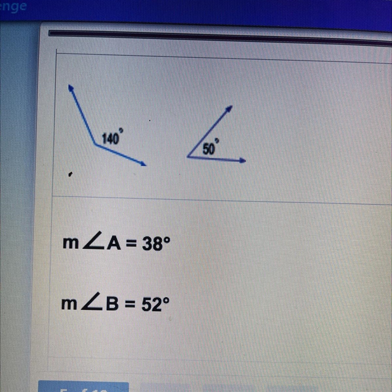 Please tell me if these two are complementary, supplementary or neither!-example-1