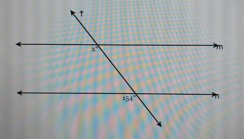 Given m||n, find the value of x​-example-1