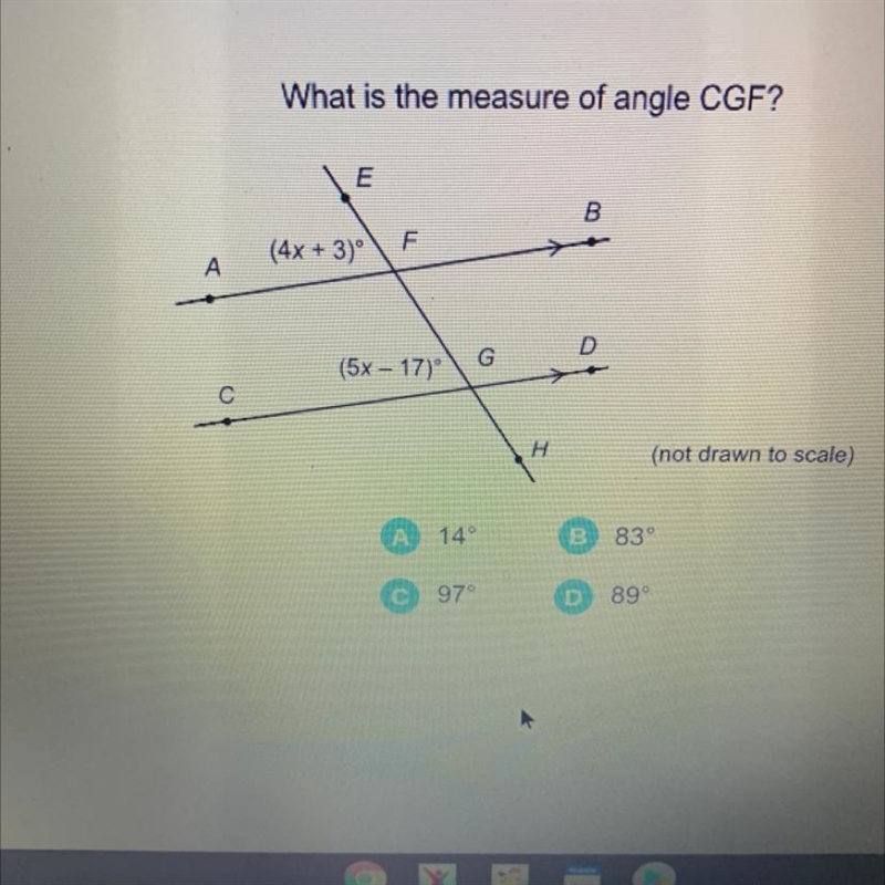 What is the measure of angle CGF?-example-1