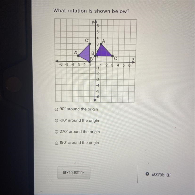 What rotation is shown below?-example-1