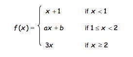 find the value of "a" and "b" for which the limit exists both-example-1