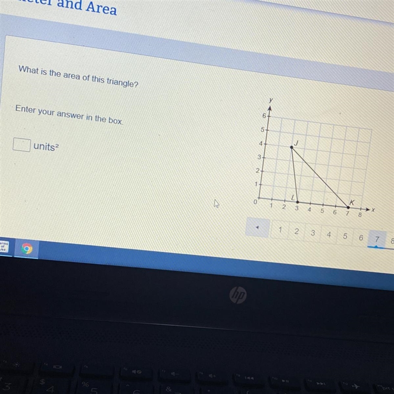 What is the area of this triangle?-example-1