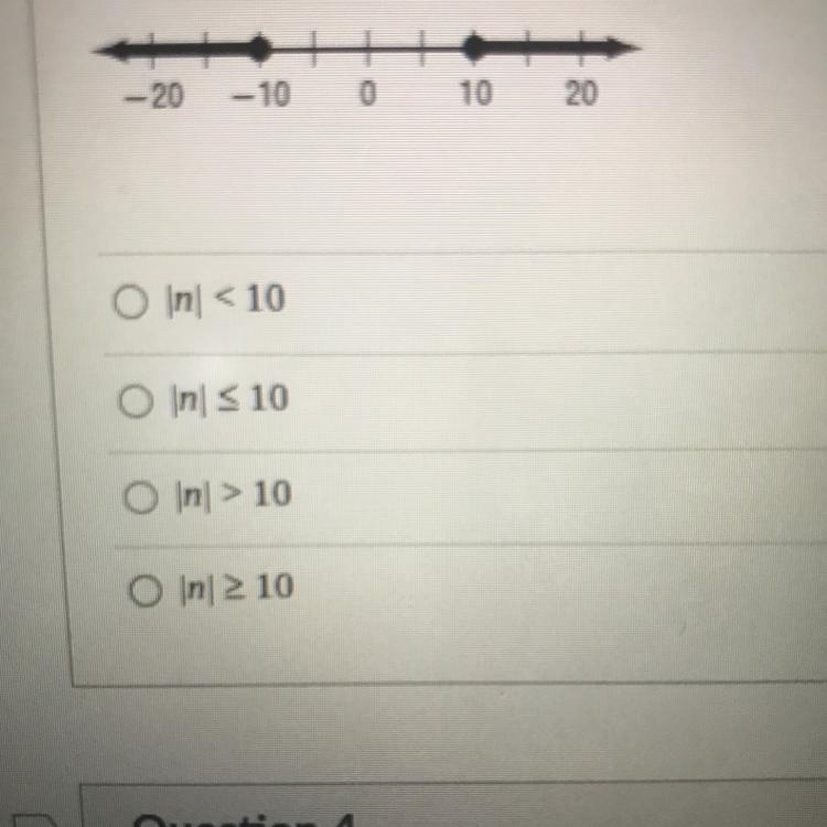 Write an absolute value inequality for each graph explain pls?-example-1