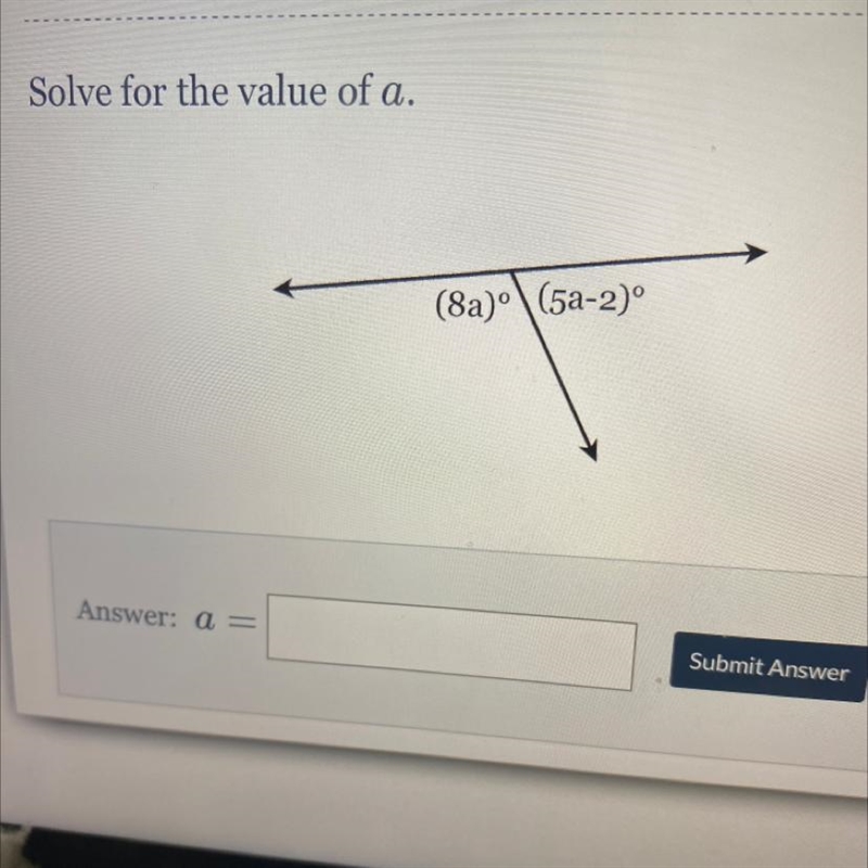 Solve for the value of a-example-1