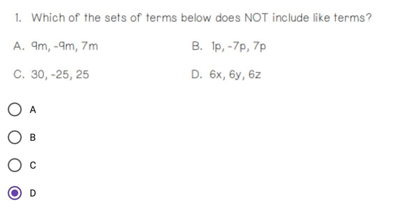 Please help, im not too fond on like terms.-example-1