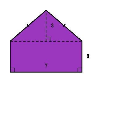 Find the area of the shape shown below.-example-1