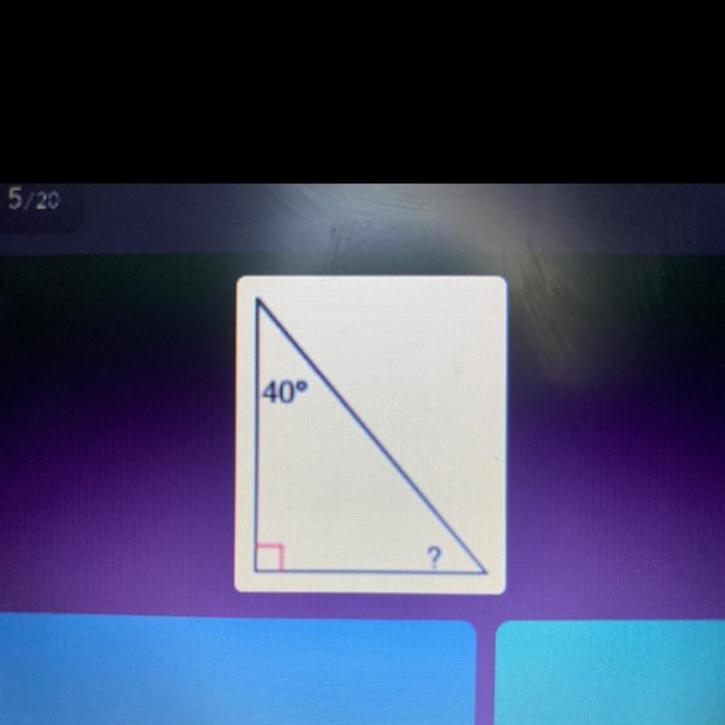 SOMEONE HELP ME FAST Find the measure of the missing angle.-example-1