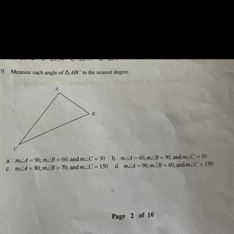 How measure a angle to the nearest degree-example-1