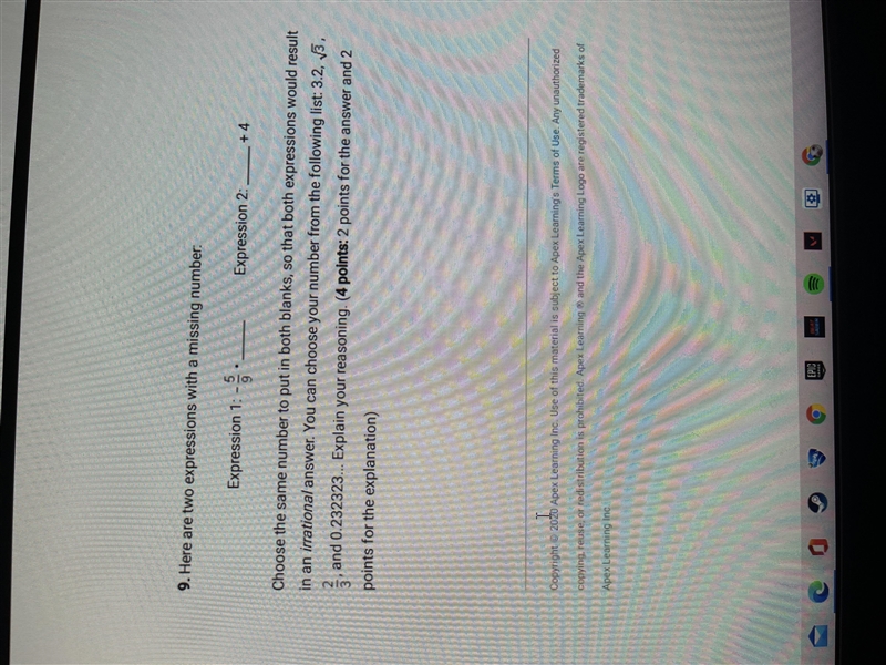 Here are two expressions with a missing number-example-1