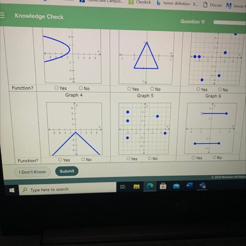 Is it a function yes or no. 1,2,3,4,5,6.-example-1