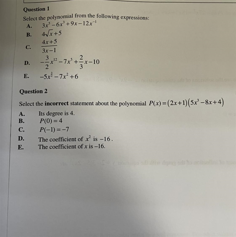 Hi someone help with these two questions. Thanks-example-1