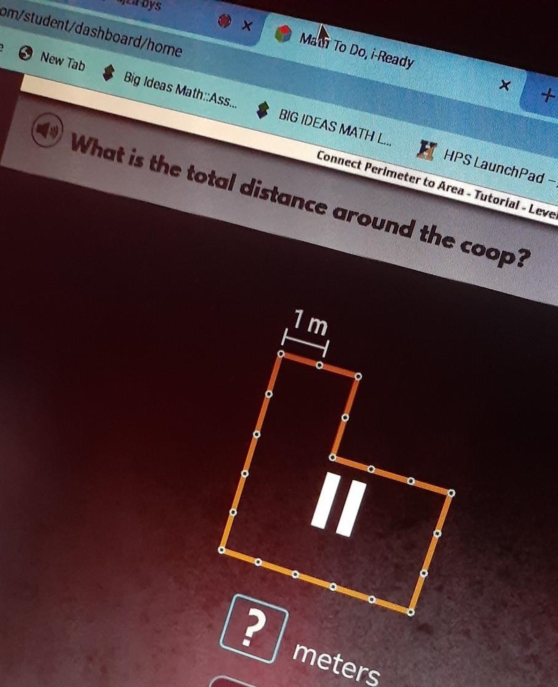 What is the total distance around the coop​-example-1