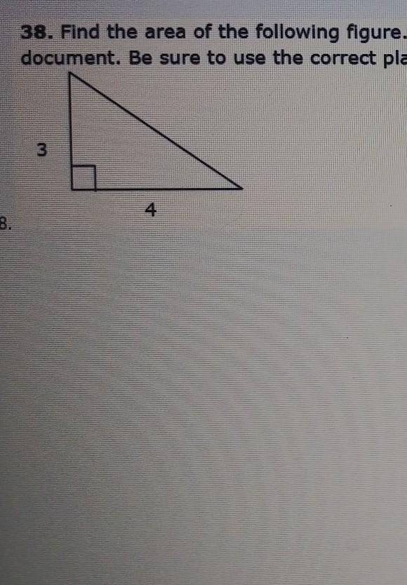 Find the area of the following figure​-example-1