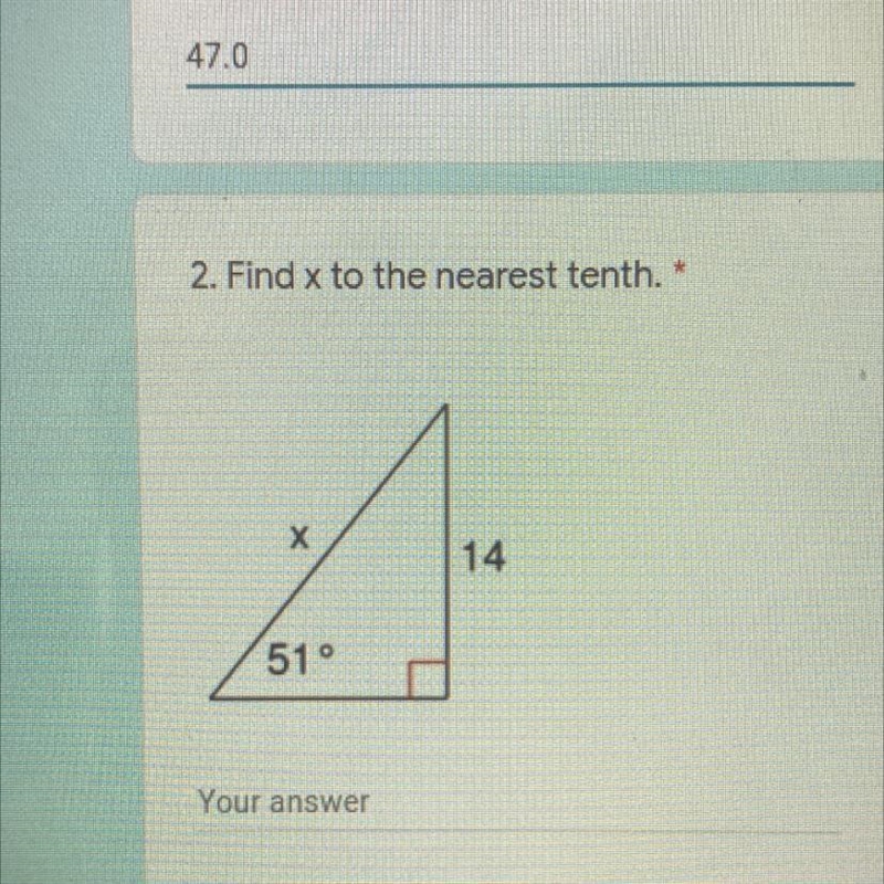 Find x to the nearest tenth-example-1